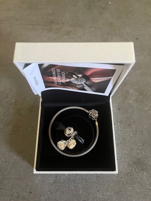 Bratara Pandora cu 2 pandative, noua