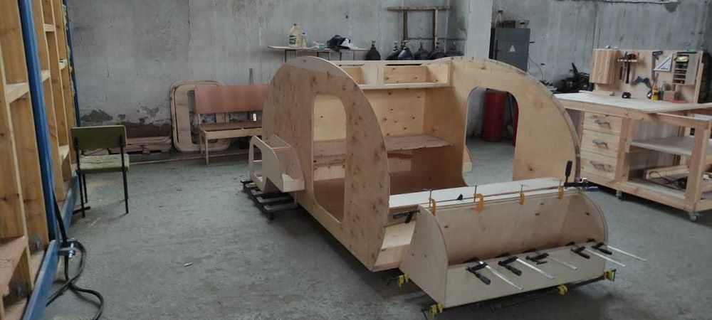 Прицеп кемпер капля. Прицеп дача. Чертежи для самостоятельной сборки ...