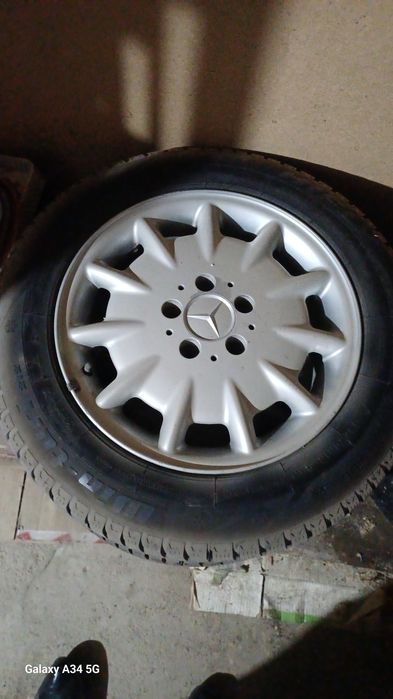 Зимние шины с диском 16 титан