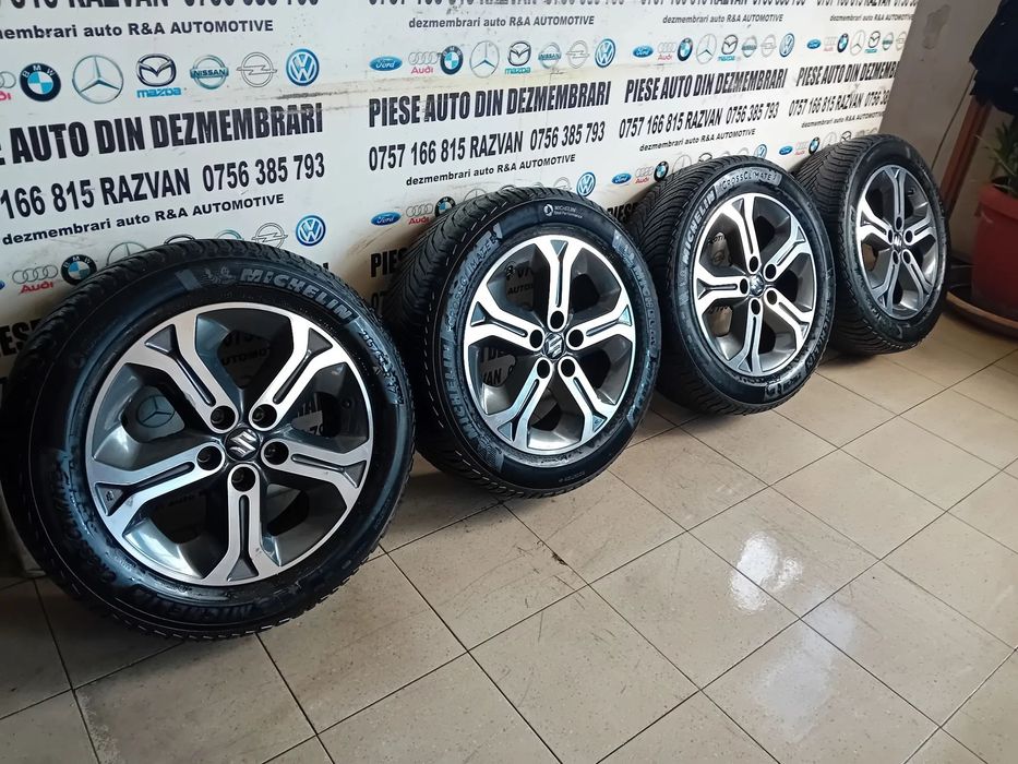 Jante Suzuki Vitara 215/55R17 Anvelope Michelin Dot 3621 5x114.3 Model 2015-2020 Originale Mazda