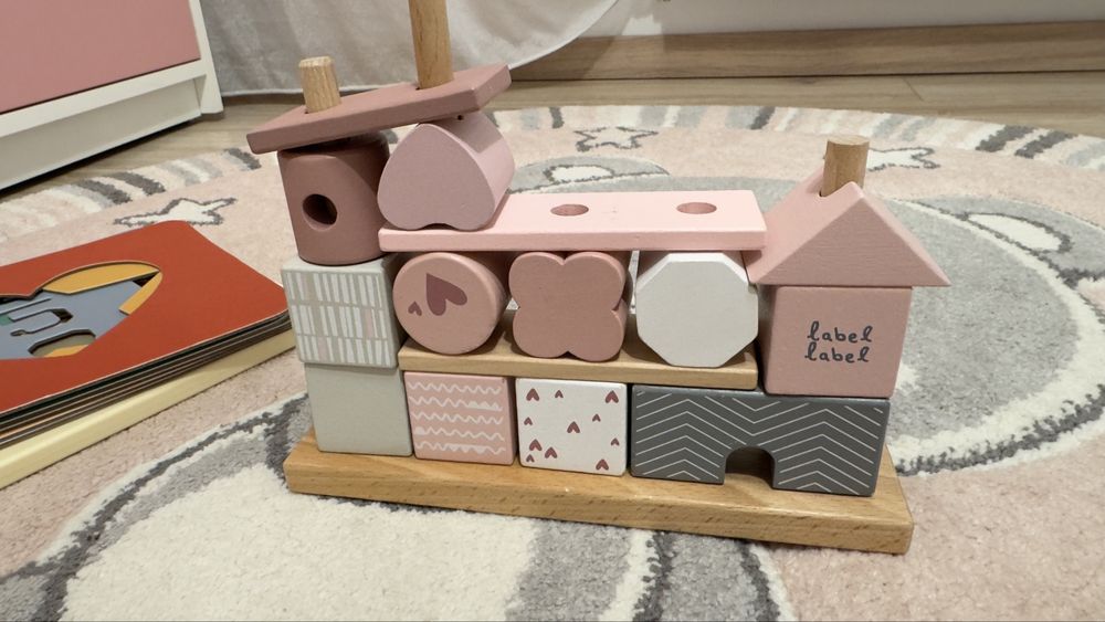 Set piese de lemn de construit 1+