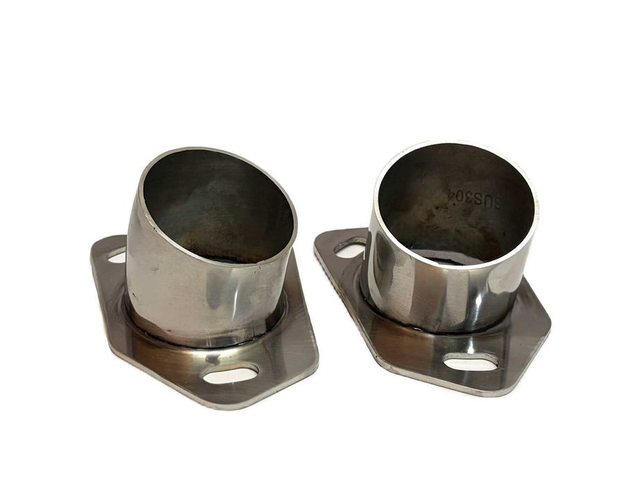 2 Tipsuri Evacuare Finala CFMoto X10 X8, Goes Terrox 1000, Inox 48mm + garnituri 1 mm
