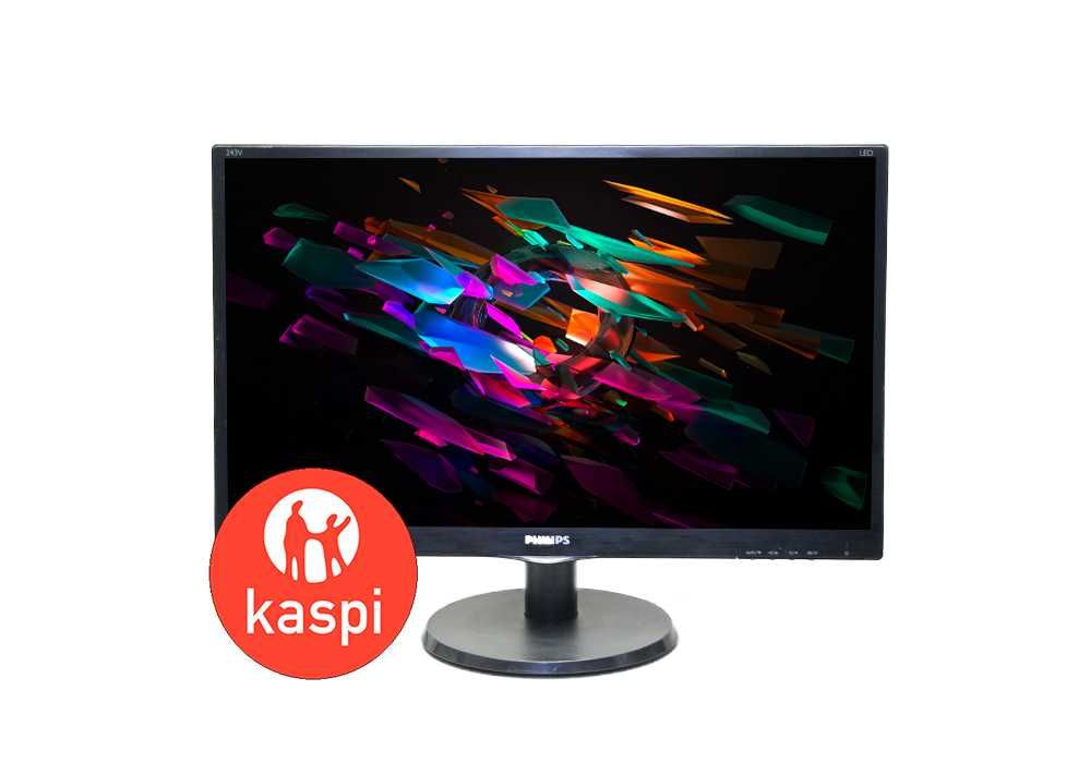 Монитор 23.6" 1920x1080 PHILIPS 243V5QHABA DVI HDMI