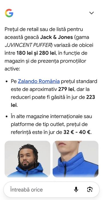 Geaca bărbați Jack Jones xl