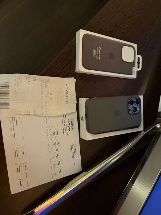 iPhone 16 Pro Natural Grey, 128 GB, Cumparat Altex!