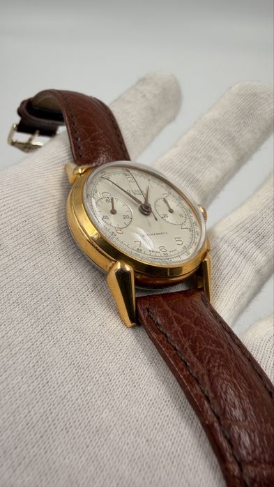 Vintage Olma 17 Rubis Chronograph | Swiss Made | Landeron Cal. 51