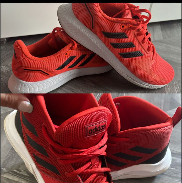 ПРОМО Мъжки оранжеви маратонки и червени кецове adidas 41