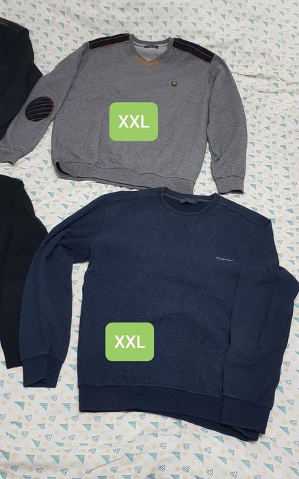 Pulovere, bluze barbati casual simple toamna-iarna, marimi XXL