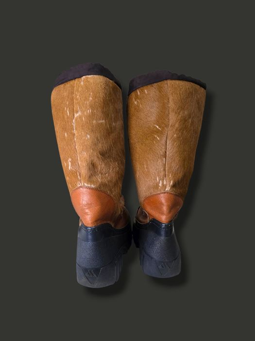 Италиански ловни ботуши от естествена кожа и косъм – Snow-Cat подметка