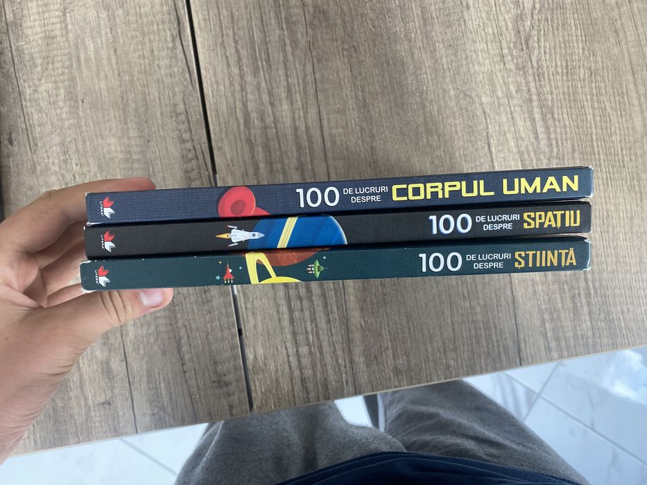 Cărțile 100 de Lucruri Despre… + Carte Despre Corpul Uman  Cadou!