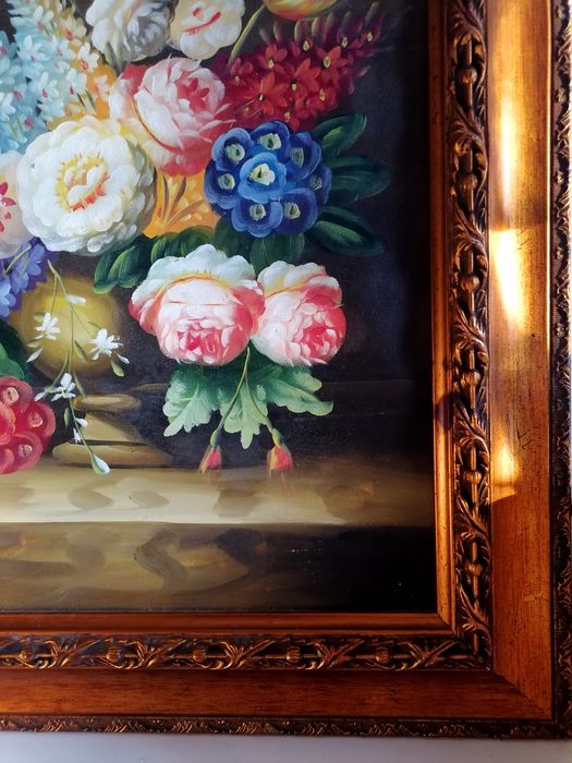 Superb Tablou  pictat / vintage