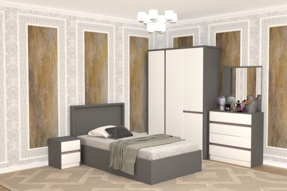 Односпальный гарнитур Хай-тек