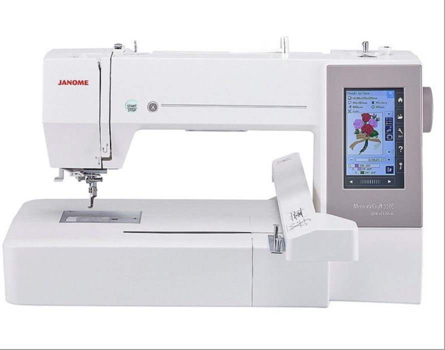 Новый Вышивальная машина Janome Memory Craft 550E