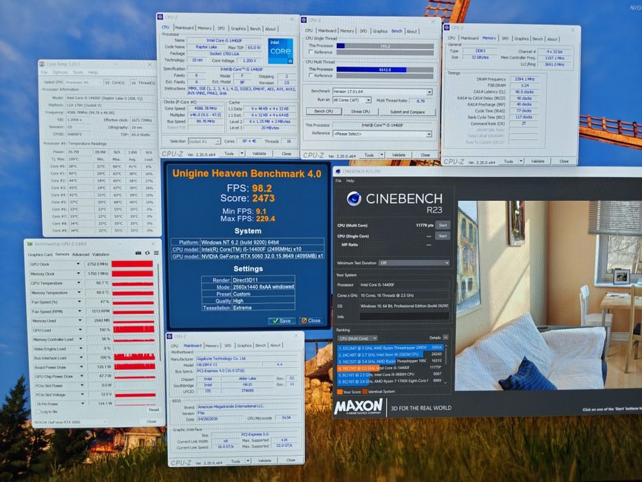 PC / Sistem Gaming A+ By Gigabyte, I5 14400f, RTX 5060 Eagle, 16 gb ddr5, garanție emag