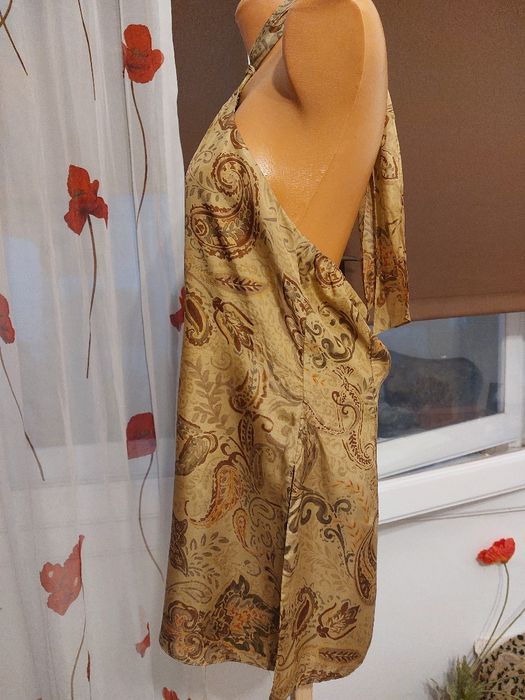 Redusa! Rochie/tunica noua model deosebit din 100% matase naturala de la Ralph  Lauren