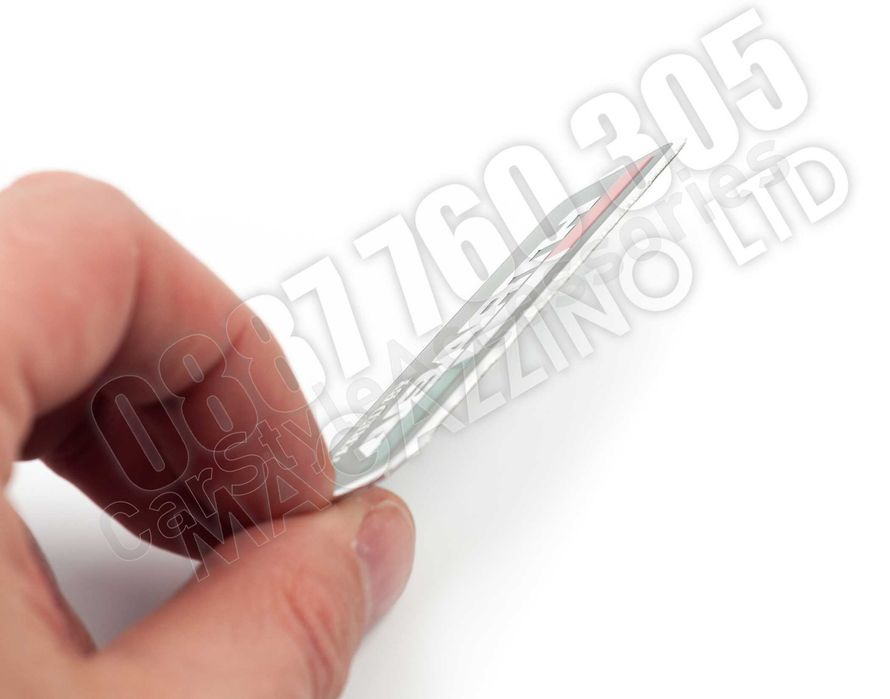 Емблема за Фиат Абарт Powered by Abarth Италиански флаг