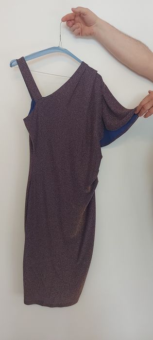 Rochie albastră cu sclipici