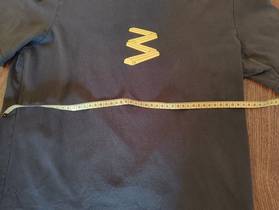 Тениска Adidas жълт надпис