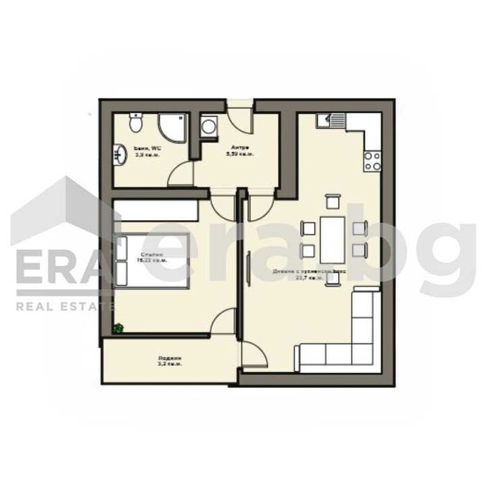 Продава се Двустаен апартамент в Варна, Младост 1 - 64 кв.м за 2329 €/кв.м - Снимка #6