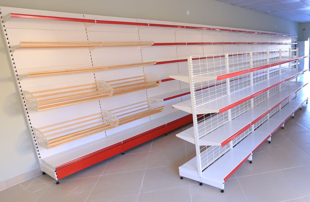 Стеллаж металлический сборный, полка стеллаж, полка металлическая alts