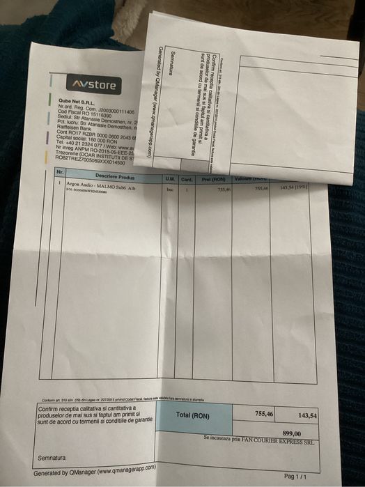 Subwooferul Argon nou  MALMÖ SUB 6