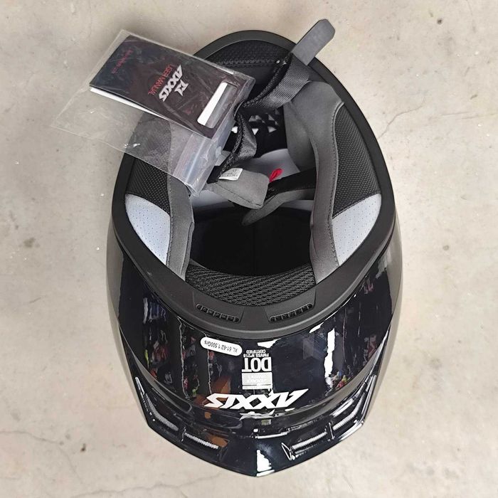 Каска AXXIS Draken S Solid A11 Gloss Black - Код: 83139