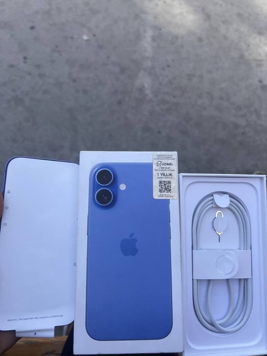 Iphone 16 128 gb yomks 100