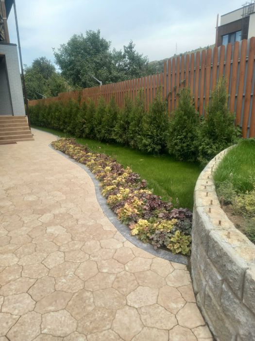 Укладка тротуарной плитки