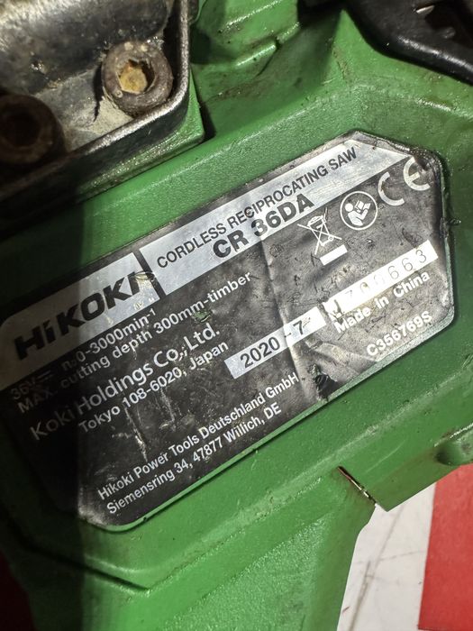 Fierastrau sabie Hikoki CR 36 DA  36 de volti