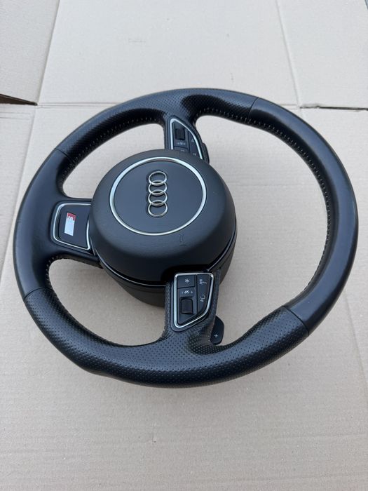 Volan + airbag Audi A6 C7, A7 4G S Line : 4G0880201P / 8X0419091M