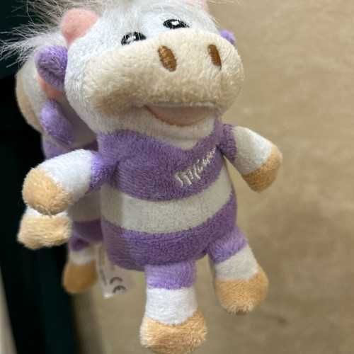 Milka плюшени играчки като нови, комплект от три с ключодържатели