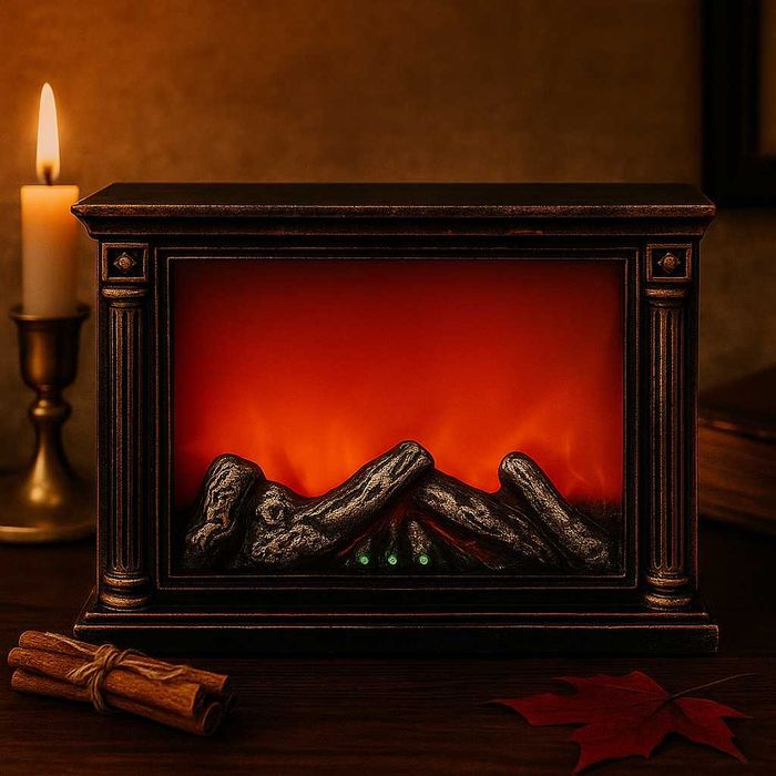 LED камина с ефект на тлеещи въглени