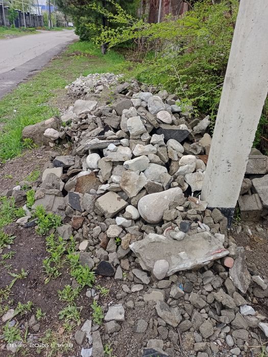 Камни и щебень за даром