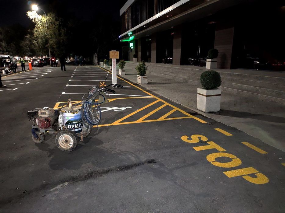 Разметка дорожная.Razmetka.Chizma.Стоянки,дороги,пешеход и тд