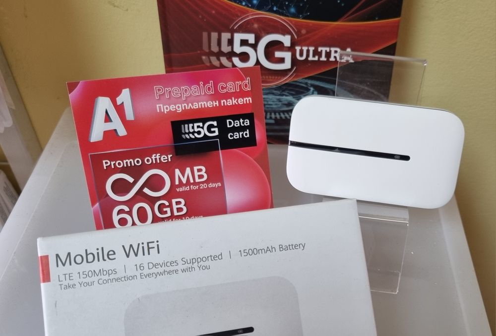Бисквитка Wi-Fi router 4G HUAWEI E5576-320 рутер LTE чисто нов