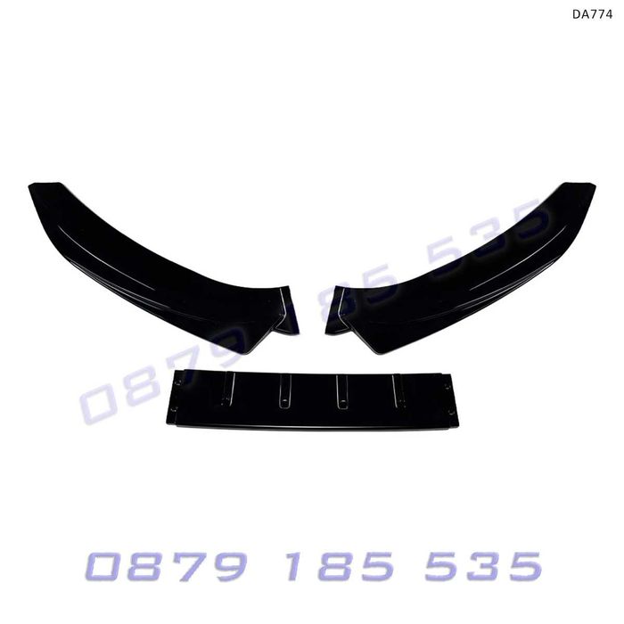 Тунинг лип спойлер предна броня Audi A5 8T S line ауди а5 lip spoiler