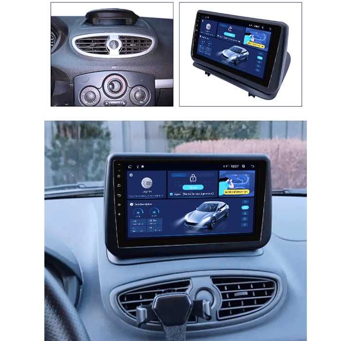 Navigatie Renault Clio 3 2006-2019, 9INCH 4GB RAM/64GB ROM, Android 14