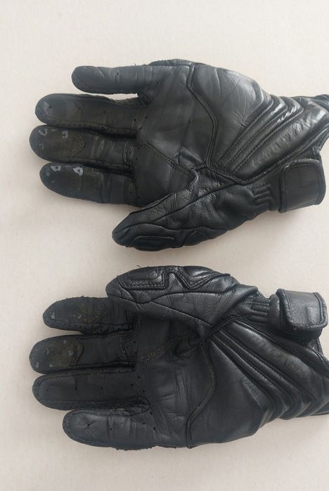 Мото ръкавици естествена кожа