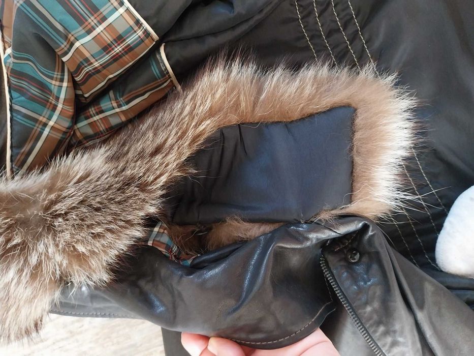 Geaca piele Gianmarco Castelli