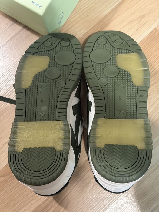 Off White Dark Green Shoes Обувки OFF WHITE от кожа