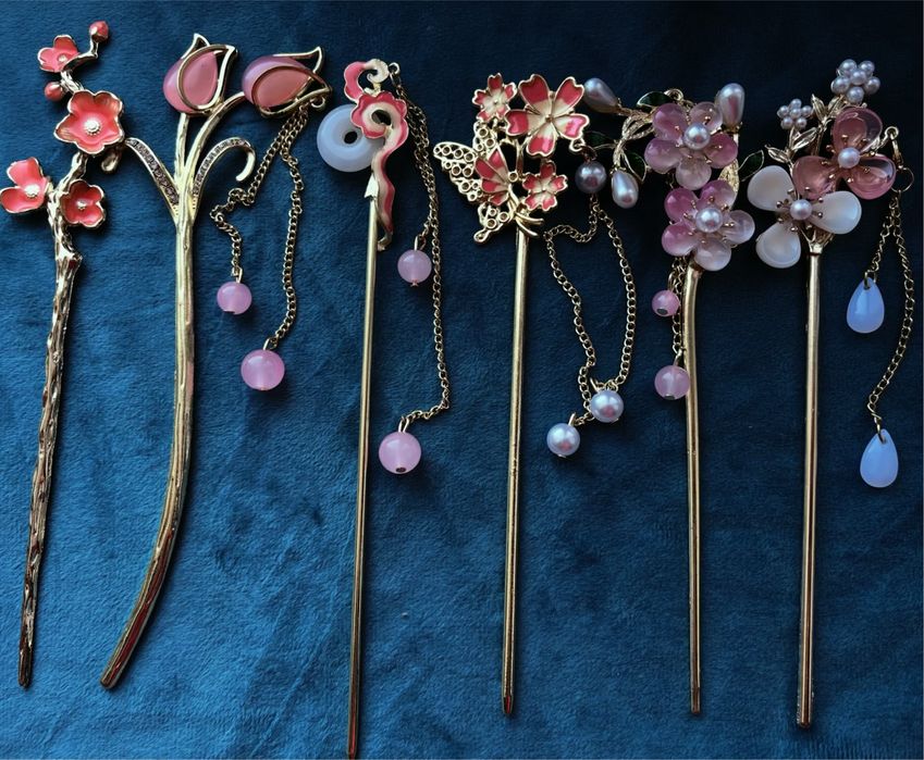 Элегантные шпильки для волос