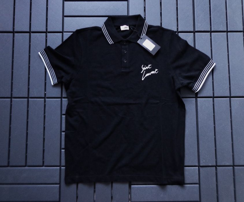 Мъжка поло тениска SAINT LAURENT PARIS