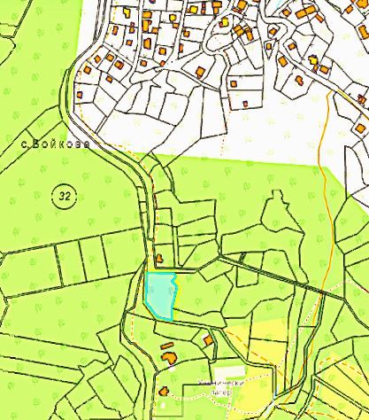 Земеделска земя 1 757 кв.м до последните къщи на Бойково – местност Ф
