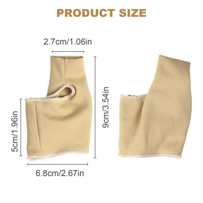 Set 2 separatoare degete corectoare monturi din gel marime universala