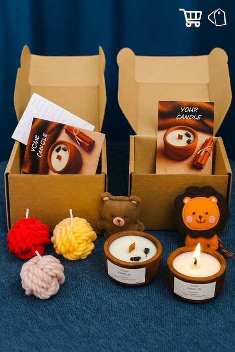 Your candle Соевый воск Ручная работа 

Новинка — свеча с ароматом орх