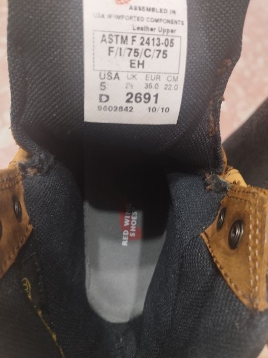 Сапоги red wings, 35 размер