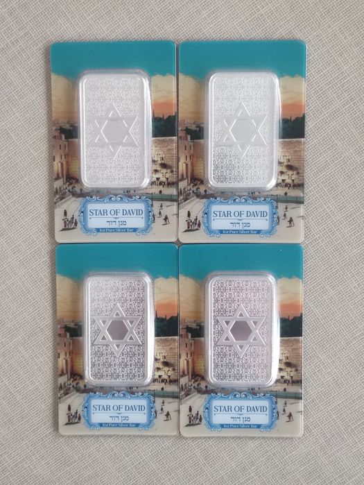 1 oz PAMP Звездата на Давид - 1 oz Британски монарси сребърни монети