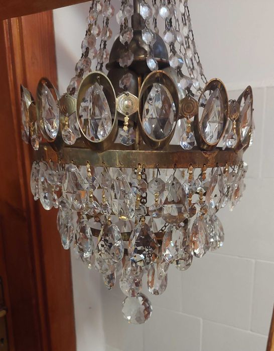 Candelabru Vintage Cristal