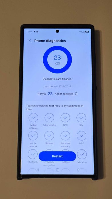 Samsung Galaxy S23 Ultra 256GB – Черен – Отлично състояние