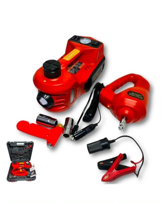 Домкрат 3в1 (компрессор, гайковёрт) 5 тон